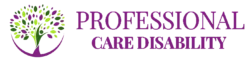 professional care disability logo wide
