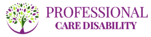 professional care disability logo wide
